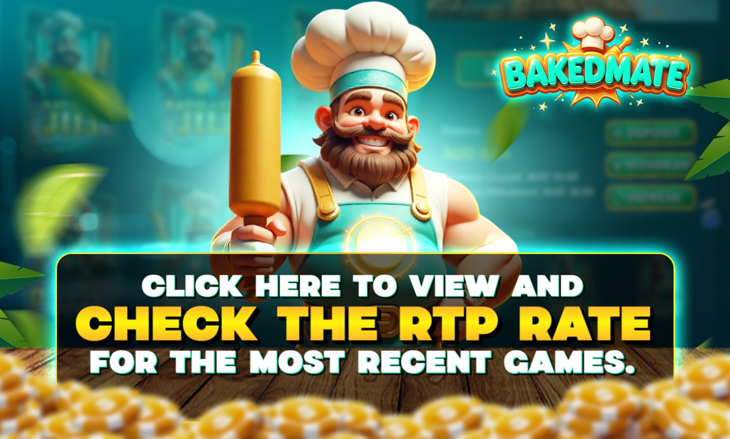 BakedMate guide to checking recent game RTP rates
