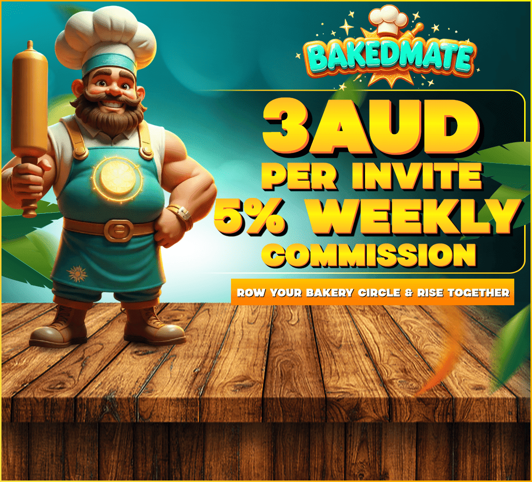 3 AUD per invite and 5 percent weekly commission promotion
